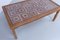 Vintage Brutalist Danish Coffee Table in Oak with Tiles, 1960s 2