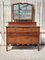 Vintage Oak Dresser with Mirror 1