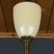 Lampadario vintage in vetro beige, Italia, anni '50, Immagine 12