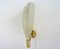 Vintage Wandlampe Leaf aus Muranoglas & Messing, Italien, 1960er 7