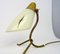 Mid-Century Adjustable Crow Base Table Lamp in Brass, Italy, 1950s 8