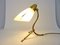 Mid-Century Adjustable Crow Base Table Lamp in Brass, Italy, 1950s 2