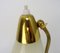 Verstellbare Mid-Century Tischlampe mit Krähenfuß aus Messing, Italien, 1950er 6