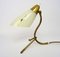 Mid-Century Adjustable Crow Base Table Lamp in Brass, Italy, 1950s, Image 1