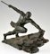 Pierre Le Faguays, Art Deco Athlete with Spear, 1927, Bronze, Image 8