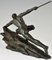 Pierre Le Faguays, Art Deco Athlete with Spear, 1927, Bronze 6