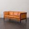 Light Brown Leather 3-Seater Sofa from Stouby, Denmark, 1980s 3