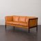 Light Brown Leather 3-Seater Sofa from Stouby, Denmark, 1980s, Image 3