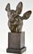 G.H. Laurent, Art Deco Bust of Two Deer, 1930, Bronze 2