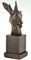 GH Laurent, Busto de dos ciervos Art Déco, 1930, Bronce, Imagen 7