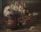 Aurèle Barraud, Bouquet et pot en cuivre, Öl auf Leinwand, Gerahmt 1