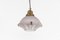 12 Violet Holophane Reflector-Refractor Pendant Light, 1920s 2