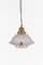 12 Violet Holophane Reflector-Refractor Pendant Light, 1920s, Image 1