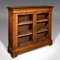 Antique English Twin Pier Cabinet in Walnut, Image 2