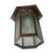 Lampada da soffitto vintage a forma di lanterna esagonale, Immagine 4