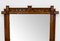 Antique Gothic Revival Oak Trefoil Wall Mirror 3