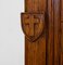 Antique Gothic Revival Oak Trefoil Wall Mirror, Image 5