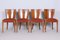 Art Deco Beech Dining Chairs attributed to Jindřich Halabala for Up Závody, Czechia, 1940s, Set of 4, Image 1