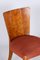 Art Deco Beech Dining Chairs attributed to Jindřich Halabala for Up Závody, Czechia, 1940s, Set of 4, Image 6