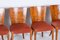 Art Deco Beech Dining Chairs attributed to Jindřich Halabala for Up Závody, Czechia, 1940s, Set of 4 2