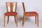 Art Deco Beech Dining Chairs attributed to Jindřich Halabala for Up Závody, Czechia, 1940s, Set of 4 7