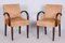 Art Deco Walnut Armchairs by Jules Leleu, France, 1930s, Set of 2 1