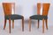 Art Deco Dining Chairs by attributed to Jindřich Halabala for Up Závody, Czechia, 1940s, Set of 4 5