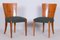 Art Deco Dining Chairs by attributed to Jindřich Halabala for Up Závody, Czechia, 1940s, Set of 4, Image 5