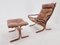 Mid-Century Siesta Lounge Armchair and Footstool by Ingmar Relling for Westnofa, 1960s, Set of 2 14