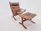 Mid-Century Siesta Sessel und Fußhocker von Ingmar Relling für Westnofa, 1960er, 2er Set 13