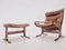 Mid-Century Siesta Lounge Armchair and Footstool by Ingmar Relling for Westnofa, 1960s, Set of 2 6