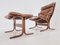 Mid-Century Siesta Lounge Armchair and Footstool by Ingmar Relling for Westnofa, 1960s, Set of 2 15