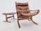 Mid-Century Siesta Lounge Armchair and Footstool by Ingmar Relling for Westnofa, 1960s, Set of 2, Image 12
