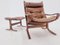 Fauteuil et Repose-pieds Siesta Mid-Century par Ingmar Relling pour Westnofa, 1960s, Set de 2 11