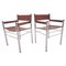Set of Mid-Century Tubular Armchairs, Germany, 1970s, Image 1