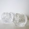 Vintage Snowball Votive Candleholders attributed to Kosta Boda, 1990s, Set of 2 1