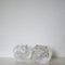 Vintage Snowball Votive Candleholders attributed to Kosta Boda, 1990s, Set of 2 2