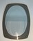 Oval Form Mirror in the style of Fontana Arte, 1970s 1