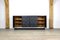 Mid-Century Modern Brutalist Sideboard in Black Carved Wood and Chrome, Belgium, 1970s 7