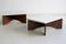 French Marble & Rosewood Side Tables, 1950s, Set of 2, Image 2