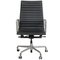 EA-119 Office Chair in Black Leather by Charles Eames for Herman Miller 1