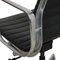 Silla de oficina EA-119 de cuero negro de Charles Eames para Herman Miller, Imagen 12