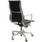 Silla de oficina EA-119 de cuero negro de Charles Eames para Herman Miller, Imagen 5