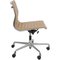 Chaise de Bureau EA-115 en Cuir Beige par Charles Eames pour Vitra 2