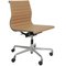 Sedia da ufficio EA-115 in pelle beige di Charles Eames per Vitra, Immagine 6