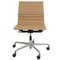 EA-115 Office Chair in Beige Leather by Charles Eames for Vitra 1