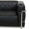 LC-3 Lounge Chair in Black Leather by Le Corbusier for Cassina, 2000s 8