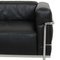 LC-3 Sessel aus schwarzem Leder von Le Corbusier für Cassina, 2000er 8