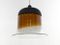 Mid-Century Glass Pendant Lamp from Peil & Putzler, 1960s, Image 3