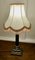 Lampada da tavolo vintage a colonna corinzia con paralume, anni '20, Immagine 4